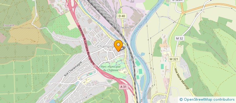 localisation de l'entreprise MADAME CLAIRE GERSTLE  CHAMPIGNEULLES