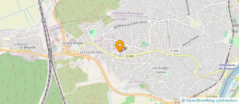 localisation de l'entreprise MADAME CLAIRE GIANNINO  LES ANGLES