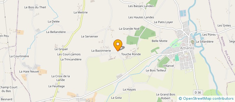 localisation de l'entreprise MADAME CLAIRE GILLES  AMANLIS