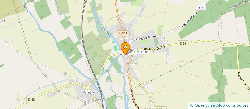 localisation de l'entreprise MADAME CLAIRE GINON  LURY-SUR-ARNON