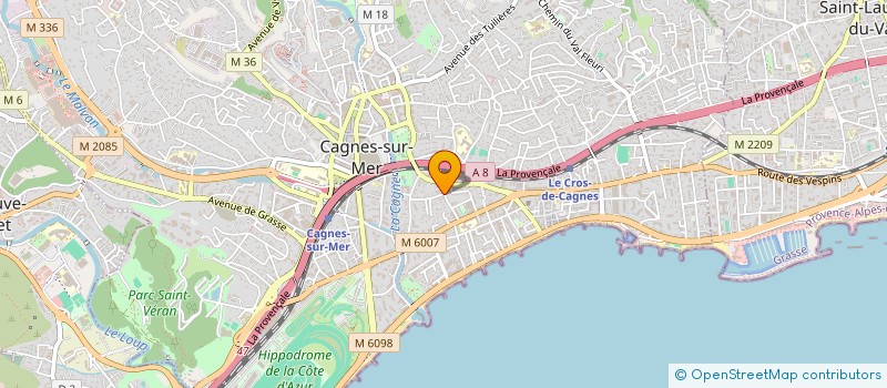 localisation de l'entreprise MADAME CLAIRE GIORDAN  CAGNES-SUR-MER