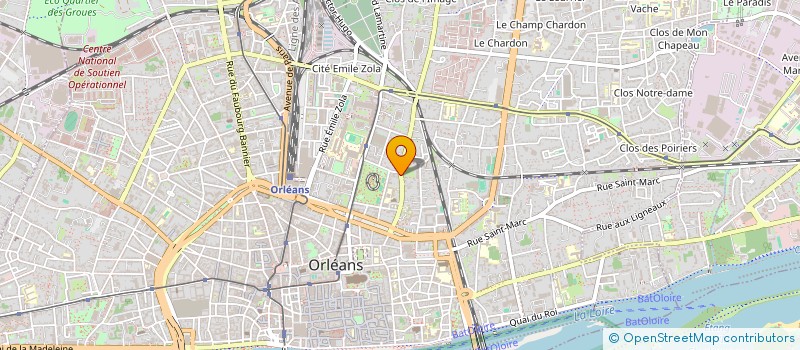 localisation de l'entreprise MADAME CLAIRE GIRARD  ORLEANS