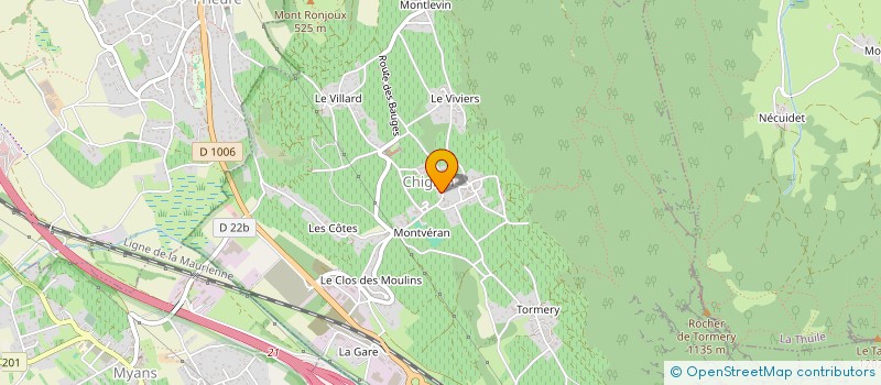 localisation de l'entreprise MADAME CLAIRE GIRARD-REYDET  CHIGNIN