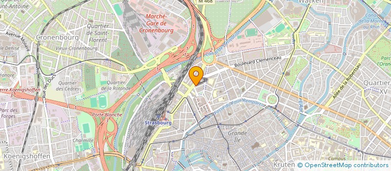localisation de l'entreprise MADAME CLAIRE GIRAUD à STRASBOURG