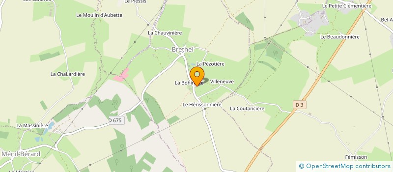localisation de l'entreprise MADAME CLAIRE GIRAULD à BRETHEL