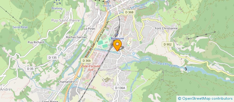 localisation de l'entreprise MADAME CLAIRE GIRON  BRIANCON