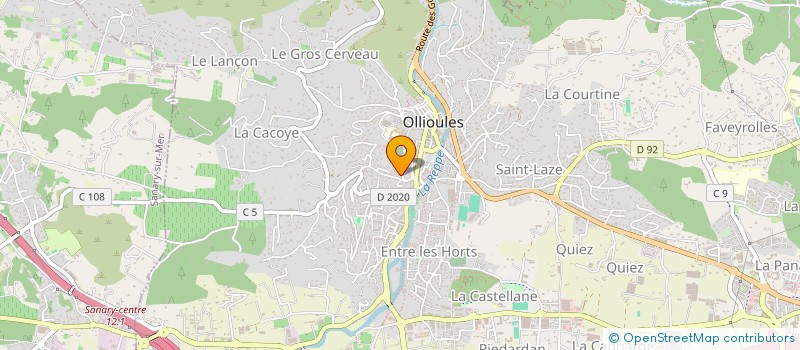 localisation de l'entreprise MADAME CLAIRE GIRONI à OLLIOULES