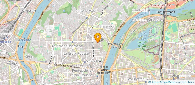 localisation de l'entreprise MADAME CLAIRE GISSELBRECHT  LYON