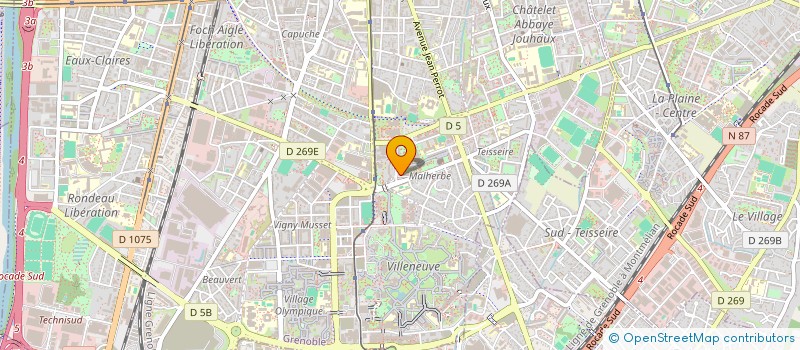 localisation de l'entreprise MADAME CLAIRE GIUFFREDI à GRENOBLE