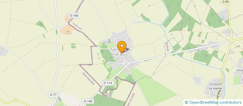 localisation de l'entreprise MADAME CLAIRE GLANARD  SAINT-ILLIERS-LE-BOIS