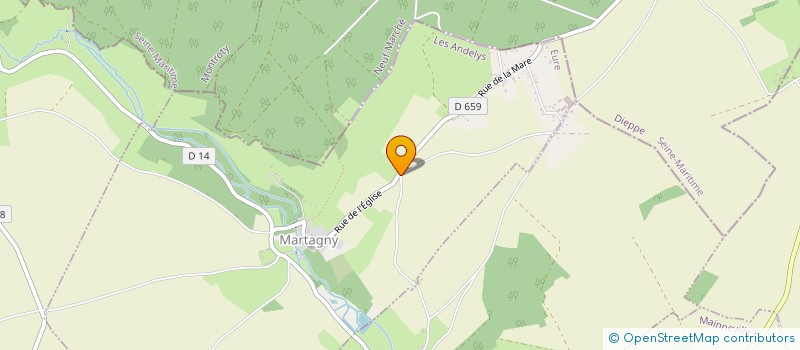 localisation de l'entreprise MADAME CLAIRE GLAVIAUX  FRENELLES-EN-VEXIN