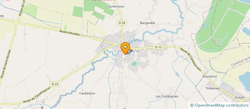 localisation de l'entreprise MADAME CLAIRE GLOMOT à ANGEVILLE
