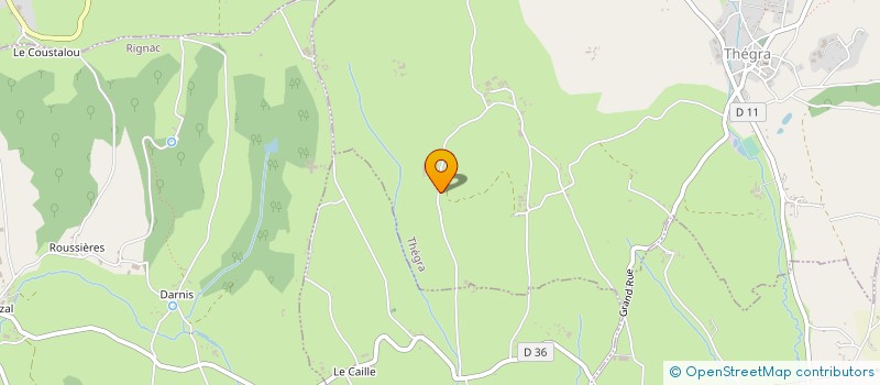 localisation de l'entreprise MADAME CLAIRE GLORIEUX  THEGRA