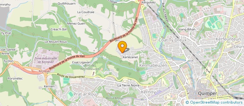 localisation de l'entreprise MADAME CLAIRE GOASCOZ à QUIMPER