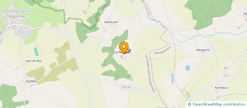 localisation de l'entreprise MADAME CLAIRE GOLLIET  MORLAIX