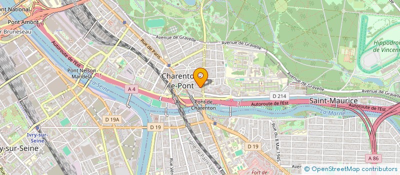 localisation de l'entreprise MADAME CLAIRE GOSNON  CHARENTON-LE-PONT