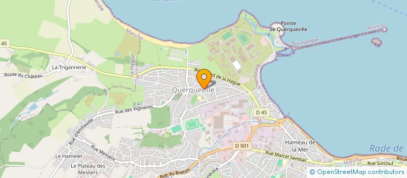 localisation de l'entreprise MADAME CLAIRE GOSSELIN  CHERBOURG-EN-COTENTIN