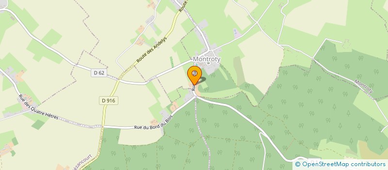 localisation de l'entreprise MADAME CLAIRE GOUARNE  MONTROTY