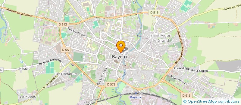 localisation de l'entreprise MADAME CLAIRE GOUVILLE  BAYEUX