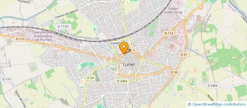 localisation de l'entreprise MADAME CLAIRE GRAILLE à LUNEL