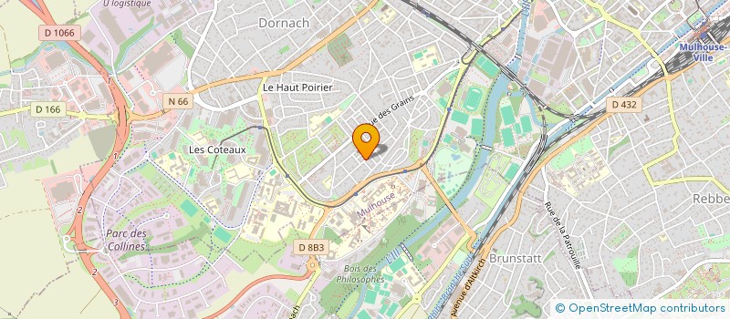 localisation de l'entreprise MADAME CLAIRE GRAMME  MULHOUSE