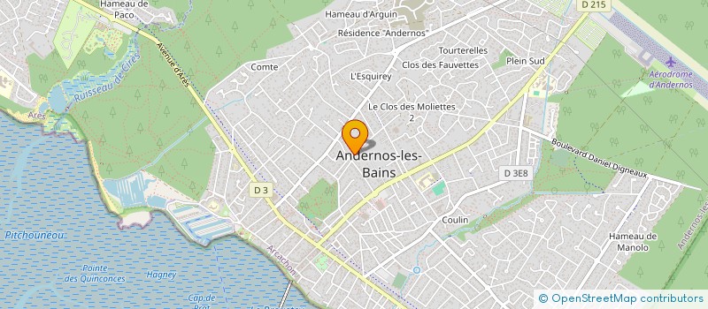 localisation de l'entreprise MADAME CLAIRE GRAND à ANDERNOS-LES-BAINS