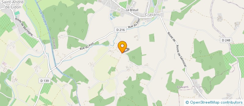 localisation de l'entreprise MADAME CLAIRE GRATIAS  CRAVANS