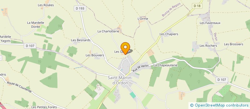 localisation de l'entreprise MADAME CLAIRE GREBERT à ST MARTIN D ORDON