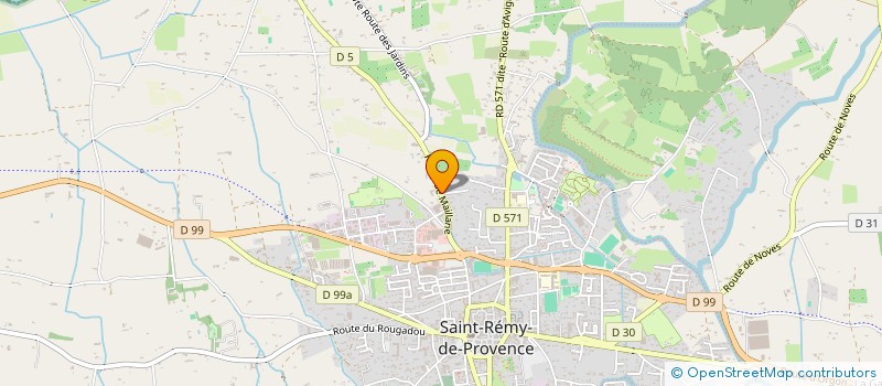 localisation de l'entreprise MADAME CLAIRE GREEN  ST REMY DE PROVENCE