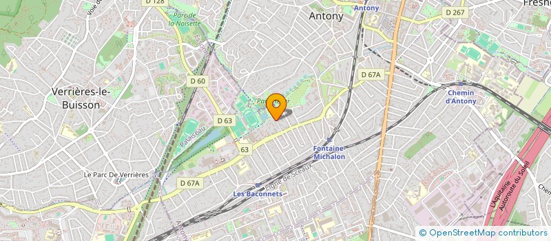 localisation de l'entreprise MADAME CLAIRE GREINER à ANTONY