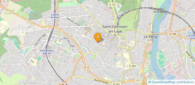 localisation de l'entreprise MADAME CLAIRE GROSSET-JANIN  SAINT-GERMAIN-EN-LAYE