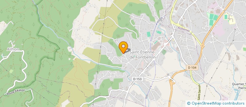 localisation de l'entreprise MADAME CLAIRE GROUSSET à SAINT-ETIENNE-DE-FONTBELLON