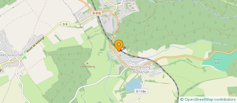 localisation de l'entreprise MADAME CLAIRE GRUYER  HOMBOURG-BUDANGE