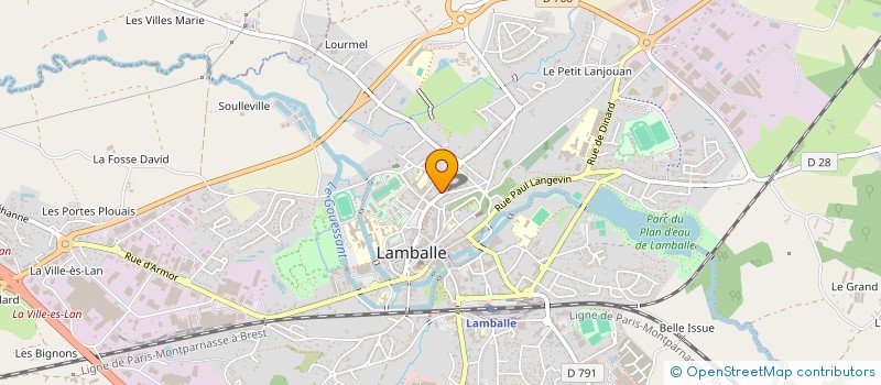 localisation de l'entreprise MADAME CLAIRE GUERIN à LAMBALLE-ARMOR