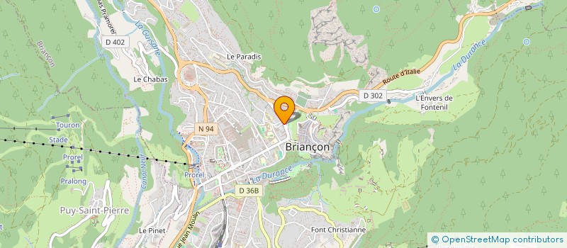 localisation de l'entreprise MADAME CLAIRE GUERIN  BRIANCON