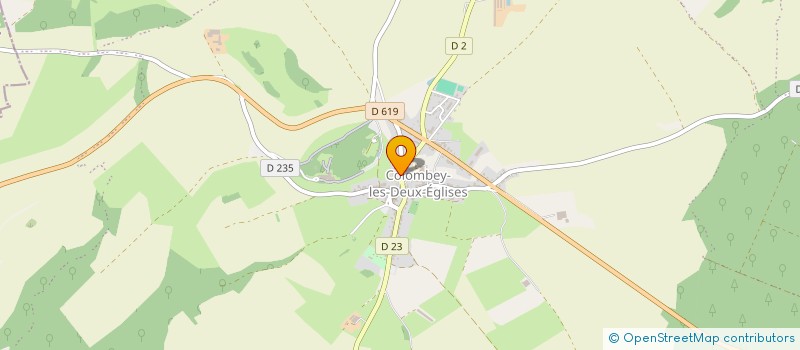 localisation de l'entreprise MADAME CLAIRE GUGLIELMINO à COLOMBEY LES DEUX EGLISES