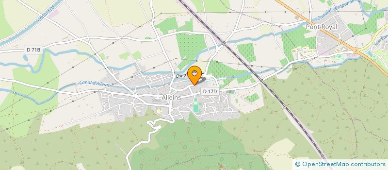 localisation de l'entreprise MADAME CLAIRE GUIBERT  ALLEINS