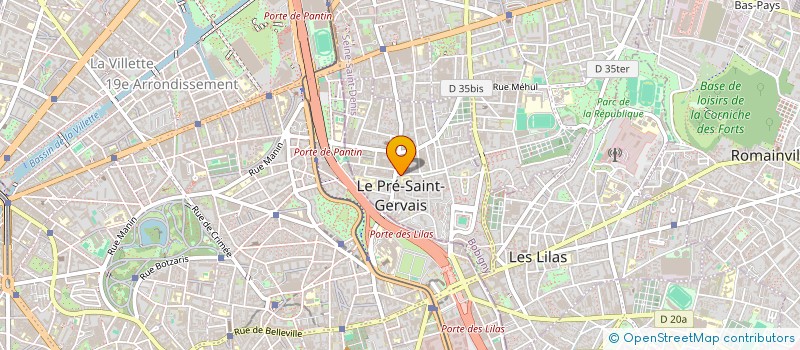 localisation de l'entreprise MADAME CLAIRE GUIEZE à LE PRE-SAINT-GERVAIS