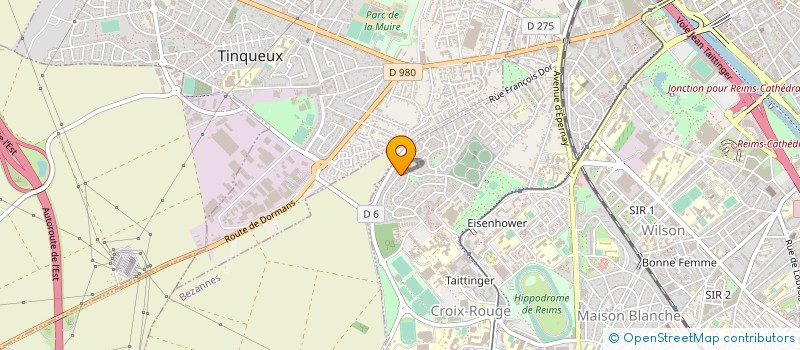 localisation de l'entreprise MADAME CLAIRE GUILLEMOT  REIMS