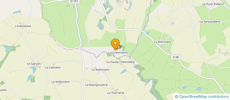 localisation de l'entreprise MADAME CLAIRE GUILLET  LA CHAIZE-LE-VICOMTE