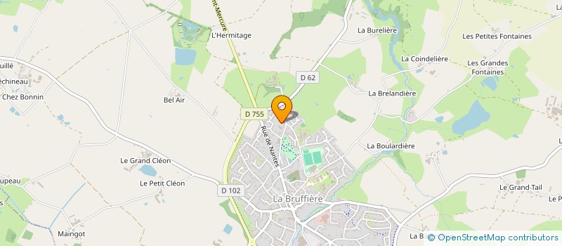 localisation de l'entreprise MADAME CLAIRE GUILLET à LA BRUFFIERE