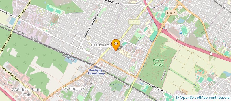 localisation de l'entreprise MADAME CLAIRE GUILLEUX à TAVERNY