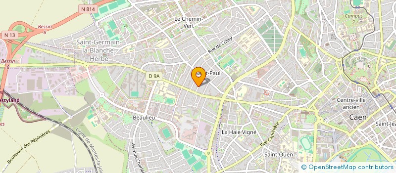 localisation de l'entreprise MADAME CLAIRE GUILLOIS à CAEN