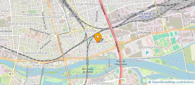 localisation de l'entreprise MADAME CLAIRE GUILLOT  TOURS