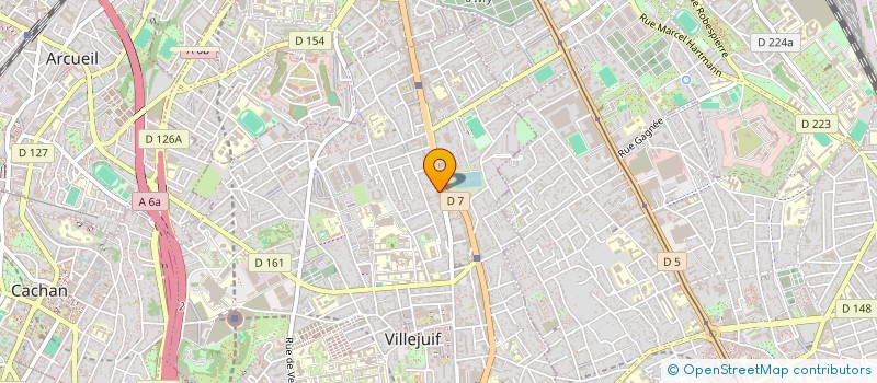 localisation de l'entreprise MADAME CLAIRE GUILLOU  VILLEJUIF