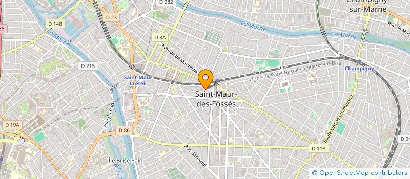 localisation de l'entreprise MADAME CLAIRE GUINEAU à SAINT-MAUR-DES-FOSSES