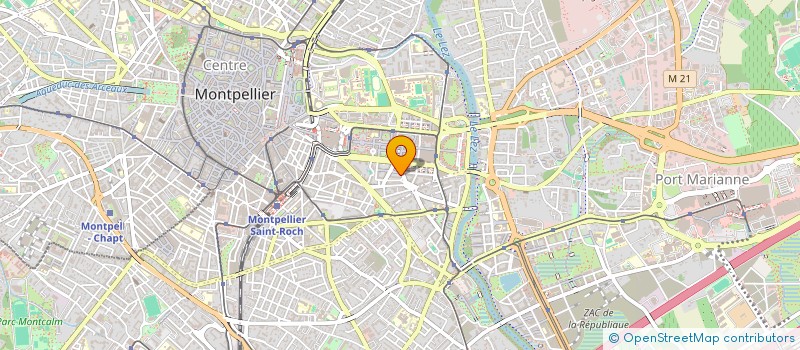 localisation de l'entreprise MADAME CLAIRE GUISSART à MONTPELLIER