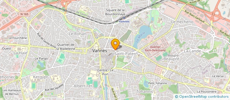 localisation de l'entreprise MADAME CLAIRE GUYOMARC'H à VANNES