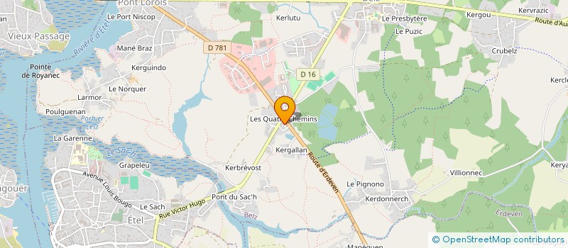 localisation de l'entreprise MADAME CLAIRE HAB  BELZ