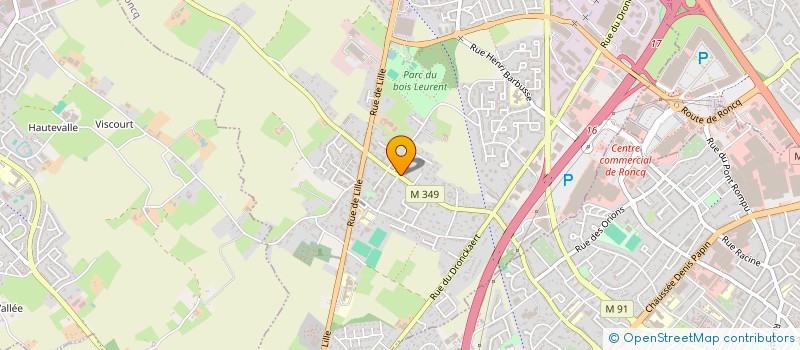 localisation de l'entreprise MADAME CLAIRE HABART  RONCQ